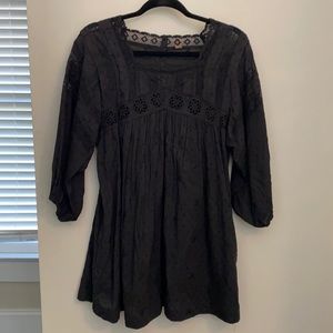 FP black baby doll dress